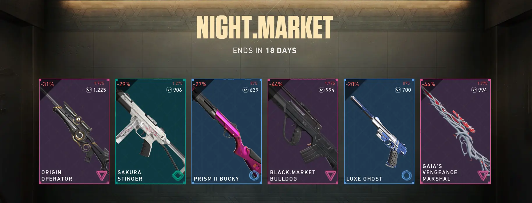 Night Market in Valorant