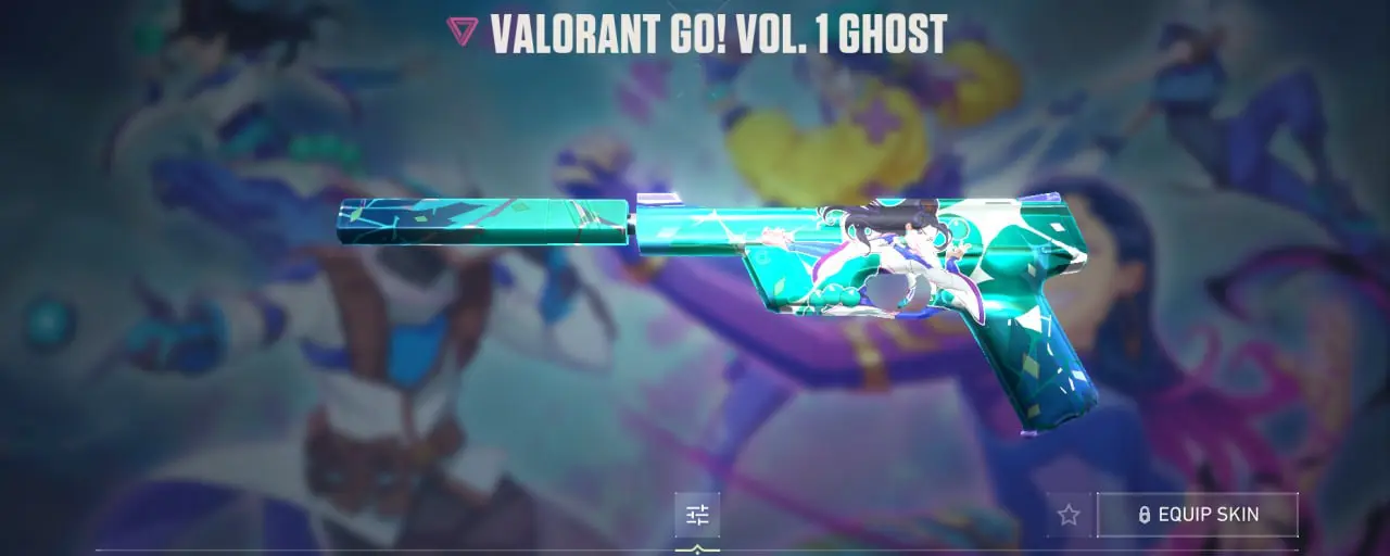 Valorant Go! Vol.1 Ghost скин