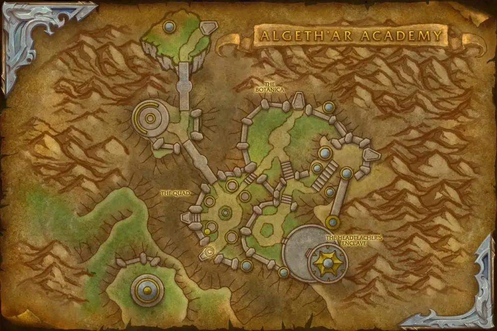 Algeth'ar Akademie Map