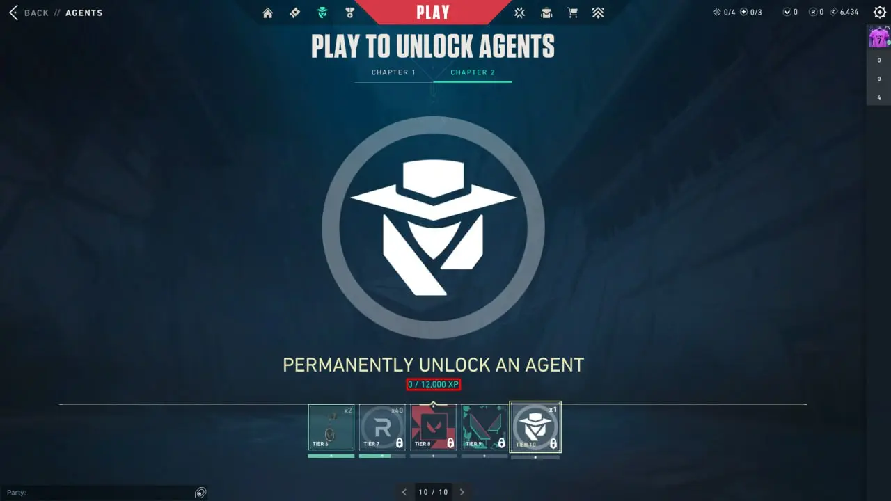 Débloquer l'agent dans Valorant