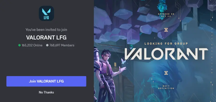 Valorant LFG