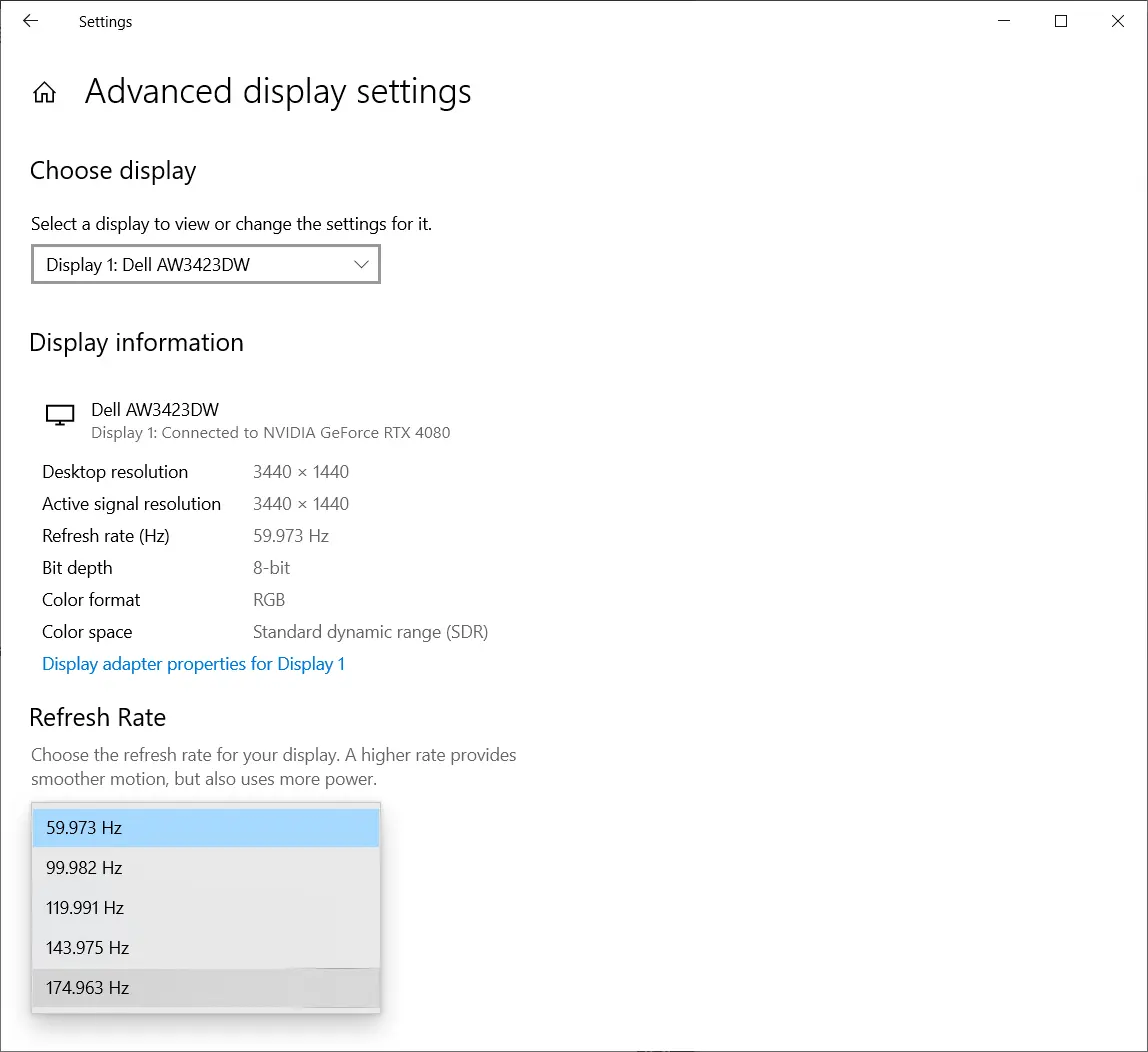 Double check your monitor's refresh rate in settings