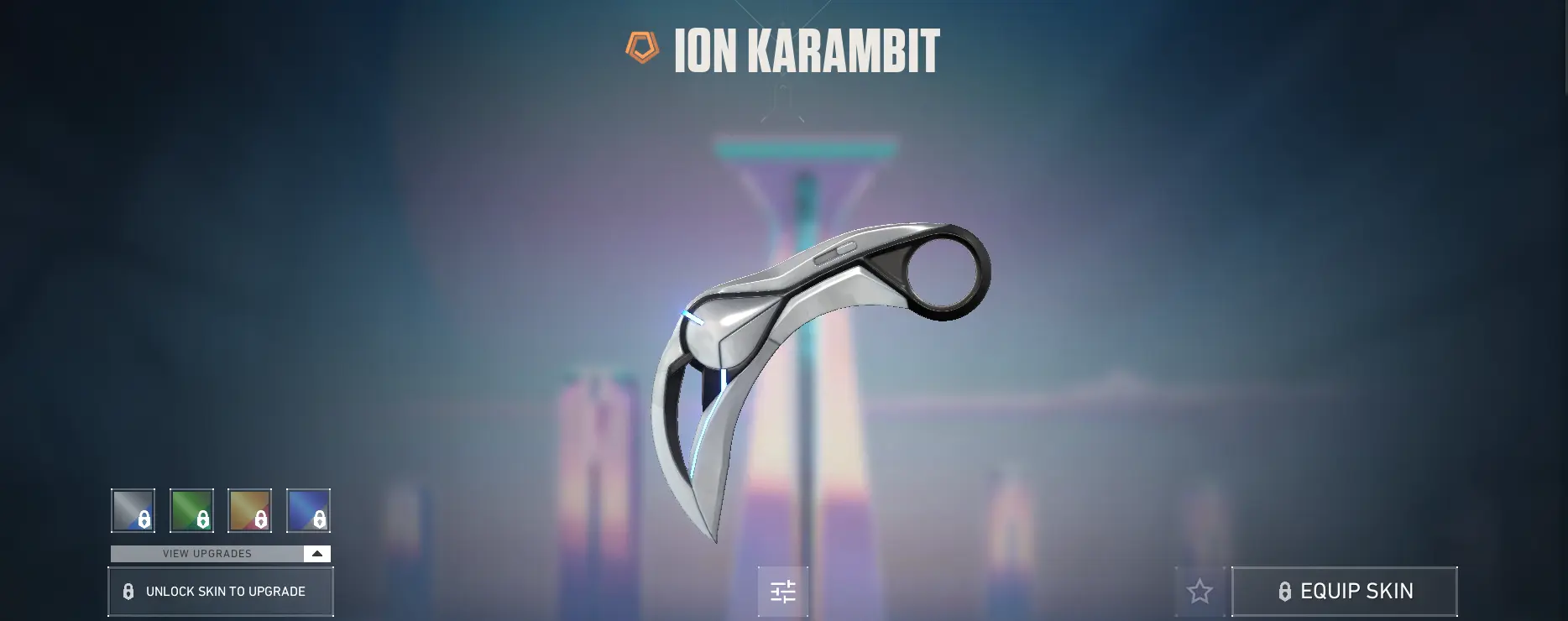 Skin de Karambit Ion Melee