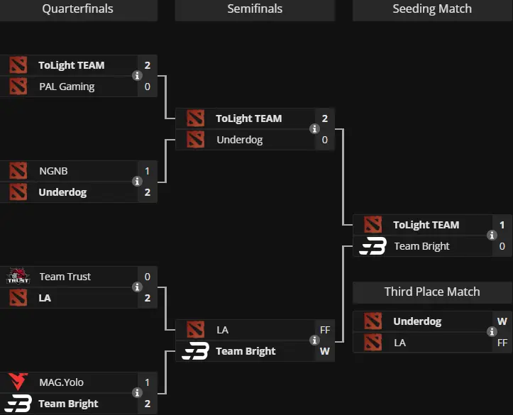 The International 2024: China Open Qualifier #2 Bracket by liquipedia