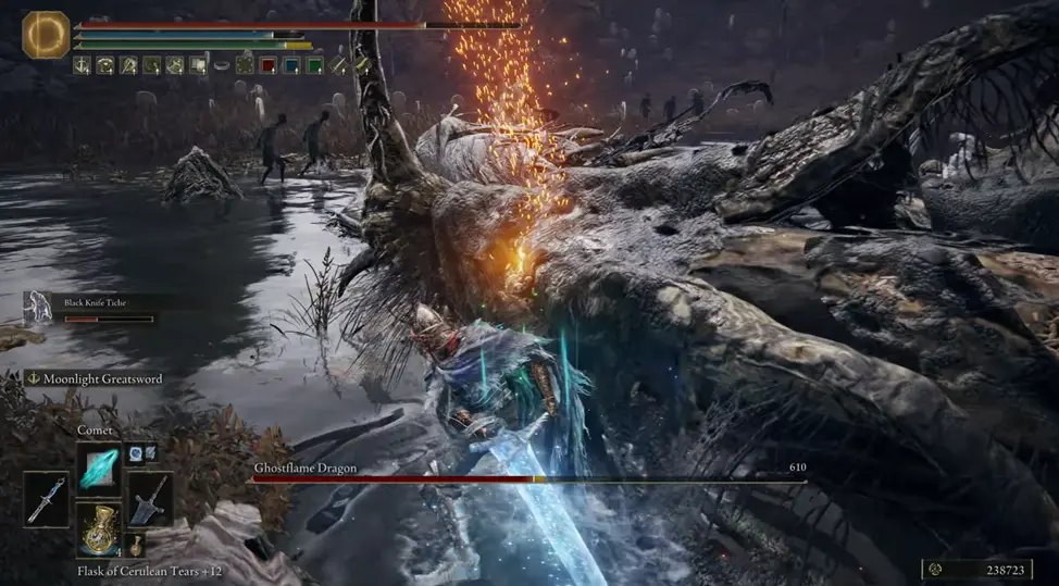 Critical attack on the dragon