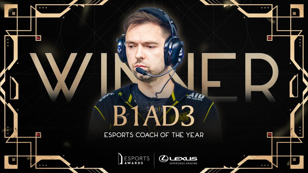 B1ad3 is the coach of the year