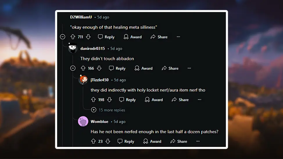Reddit에서의 토론 이미지