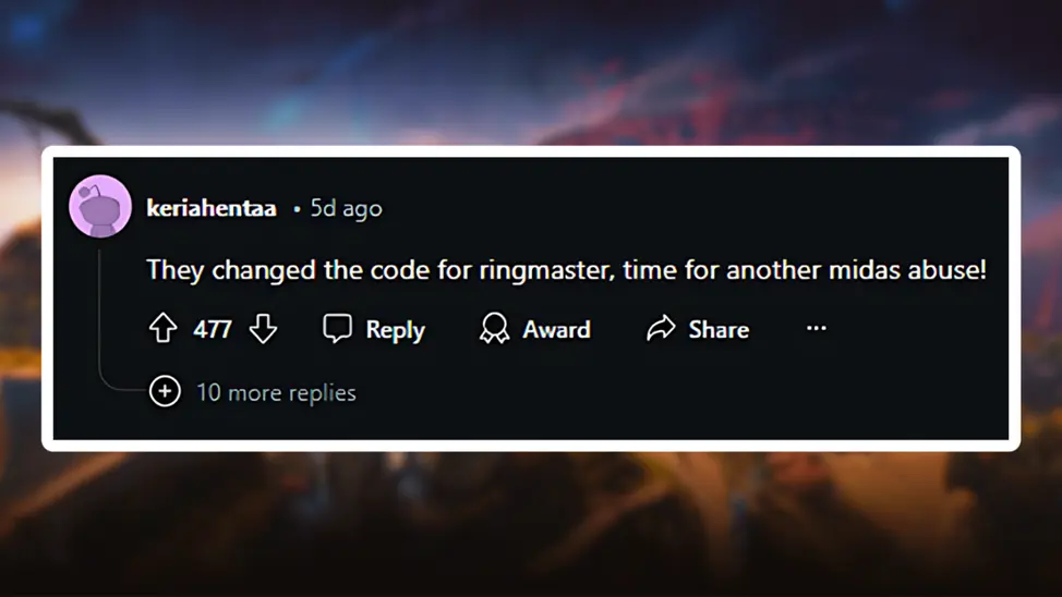 Reddit에서의 토론 이미지