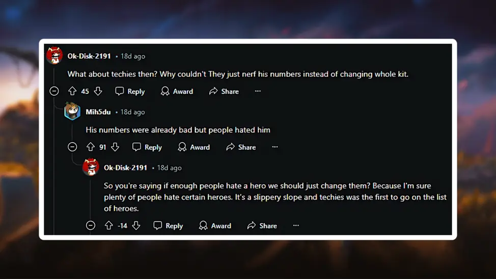 Reddit에서의 토론 이미지