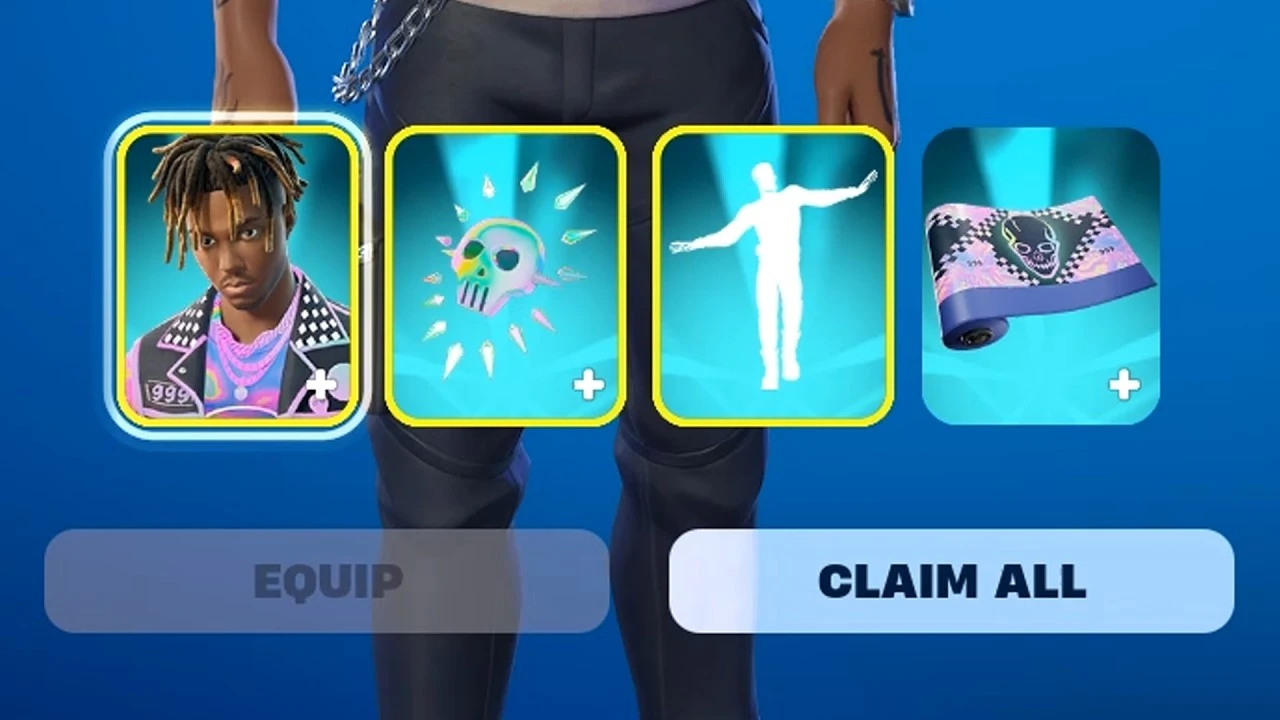 Juice WRLD Fortnite Live Concert Free Skin, Item Shop Bundle