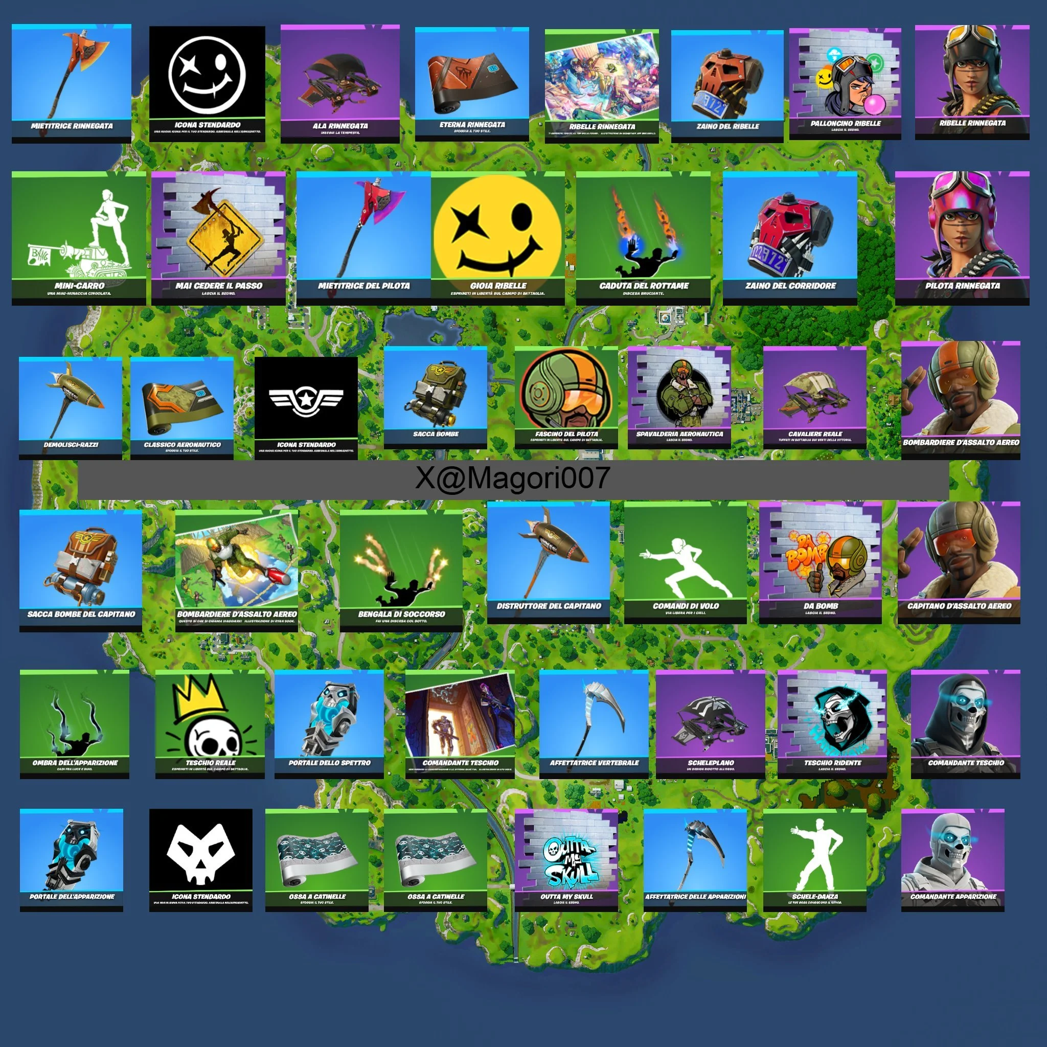 Содержимое OG Battle Pass. Источник из X: Magori007&nbsp;&amp; andredotuasset.