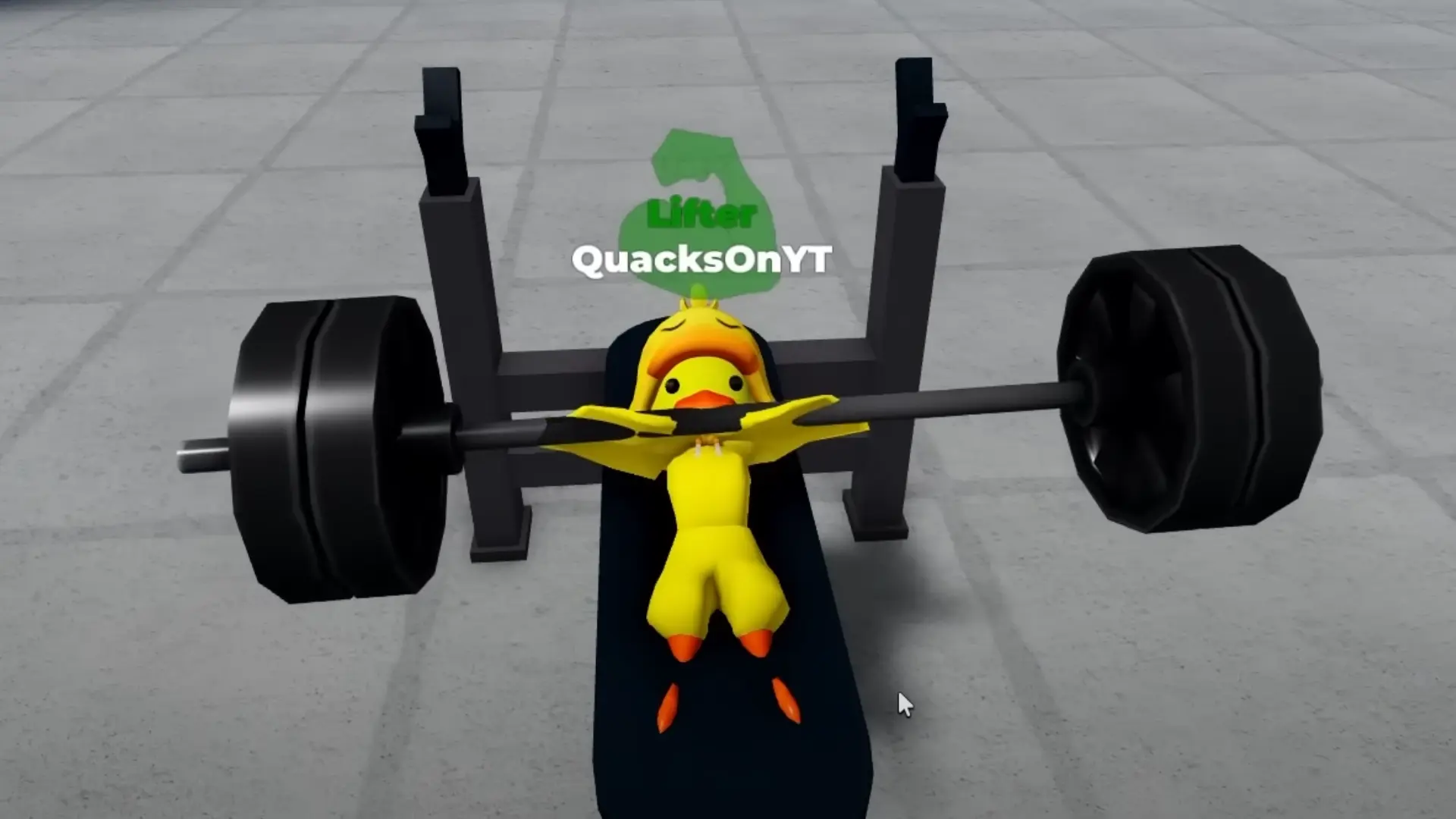 Muscle Legends gameplay by Quacks.