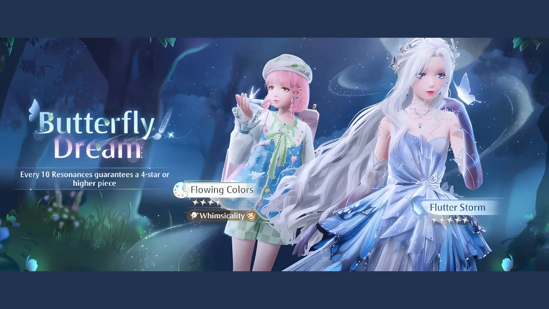 The Graffiti Outfit is from the limited-time banner Butterfly Dream.