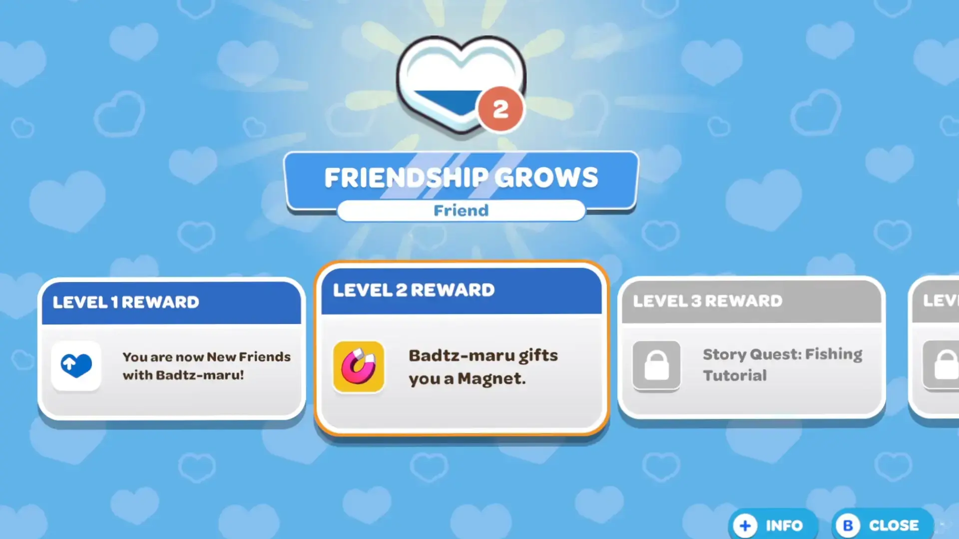 Get Magnets by befriending Badtz-maru, Tuxedosam, and Pochacco.