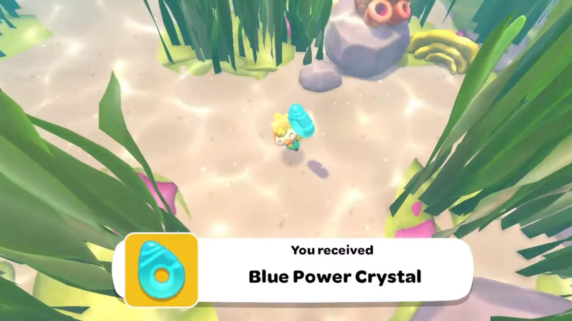 The first Blue Power Crystal.
