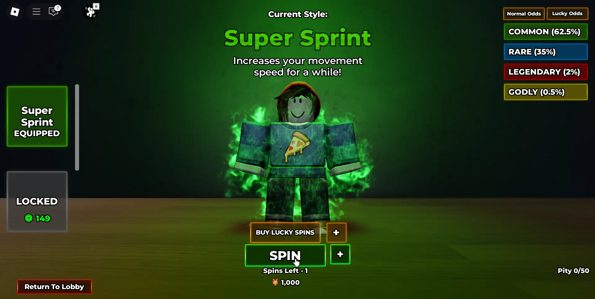 Where to use free spins in Volleyball Legends.