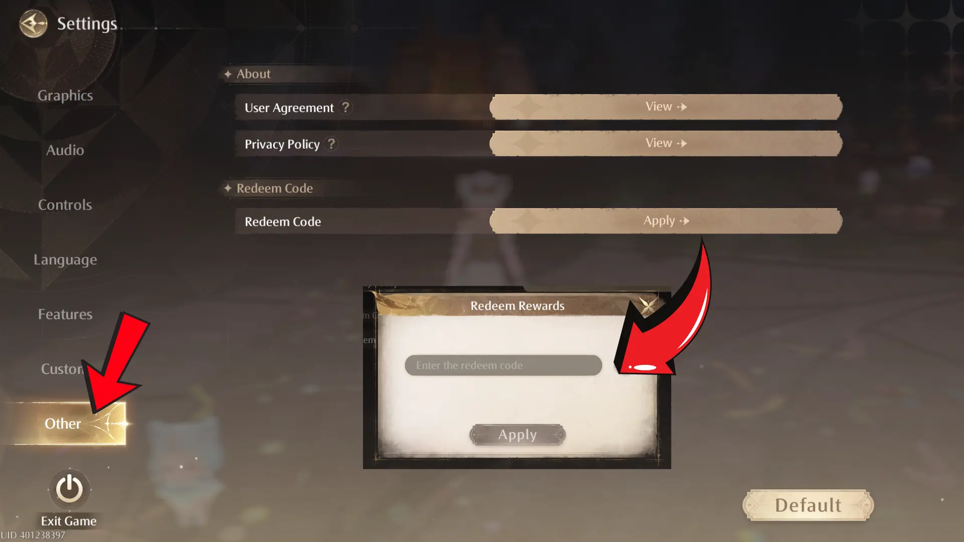 How to redeem codes in Infinity Nikki.