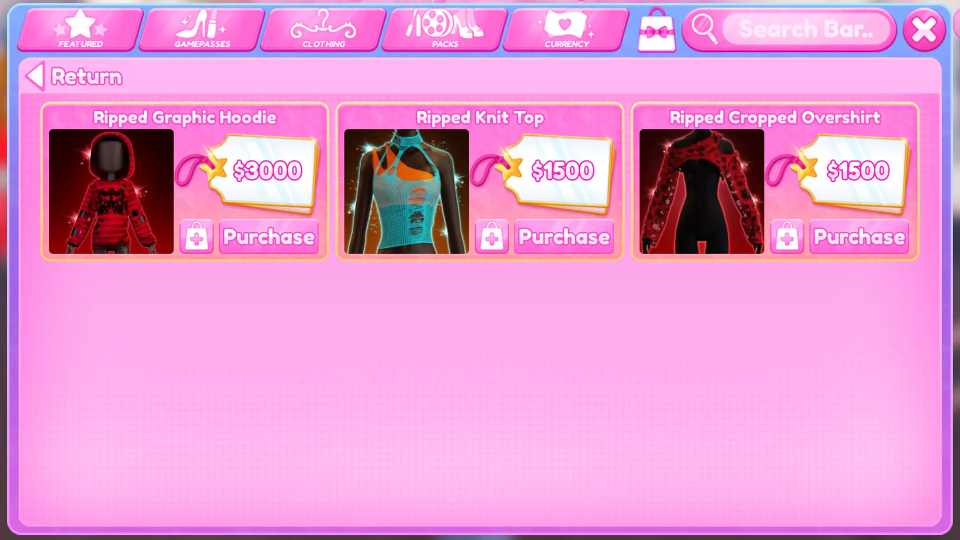 Conjunto de Ropa Grunge - DTI Petal Update