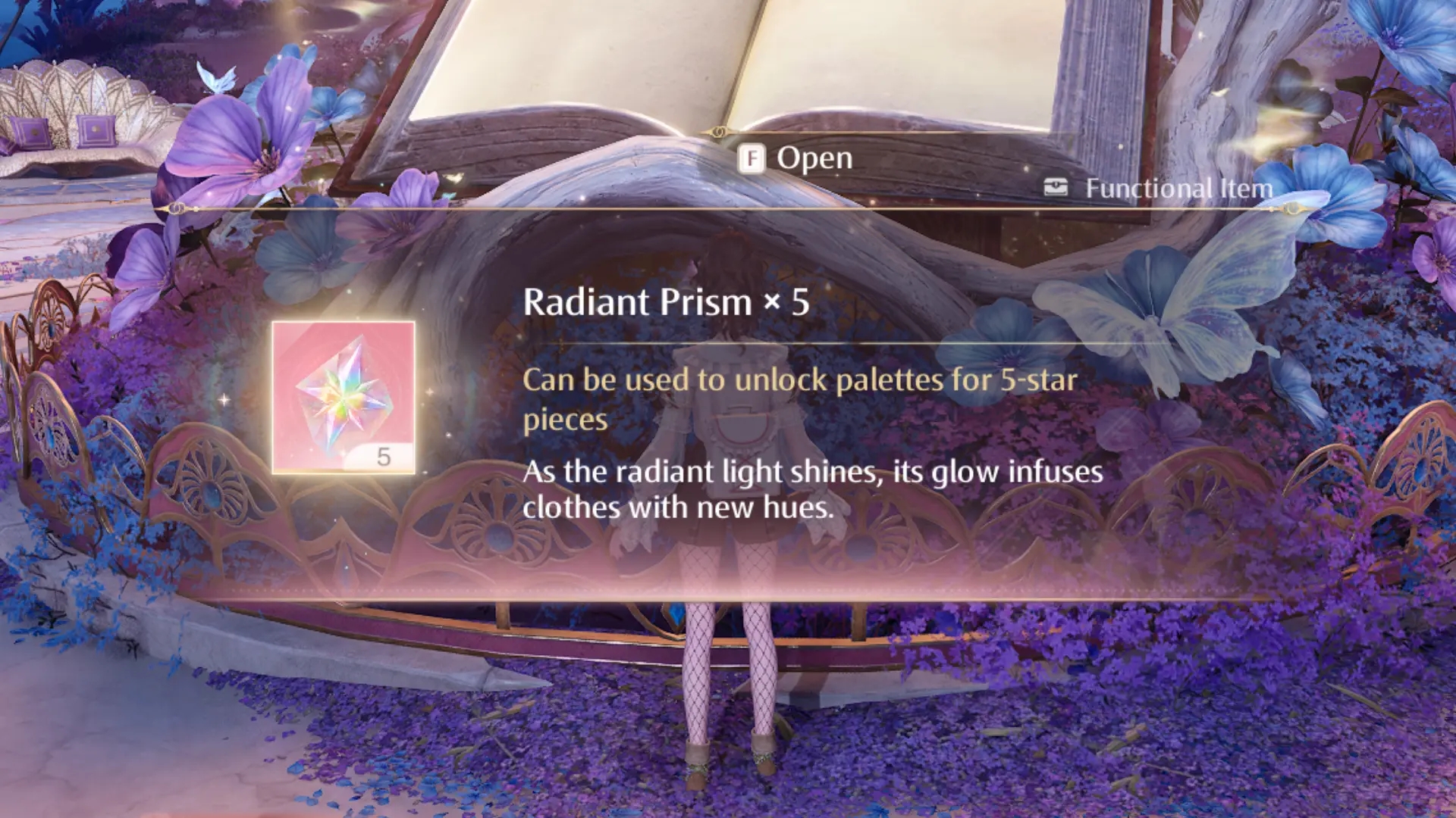 Earn Prisms from quests, treasure chests, events, or by purchasing in the Store.