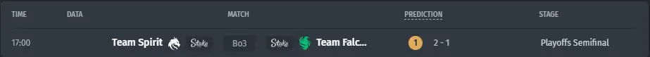 Programação dos jogos