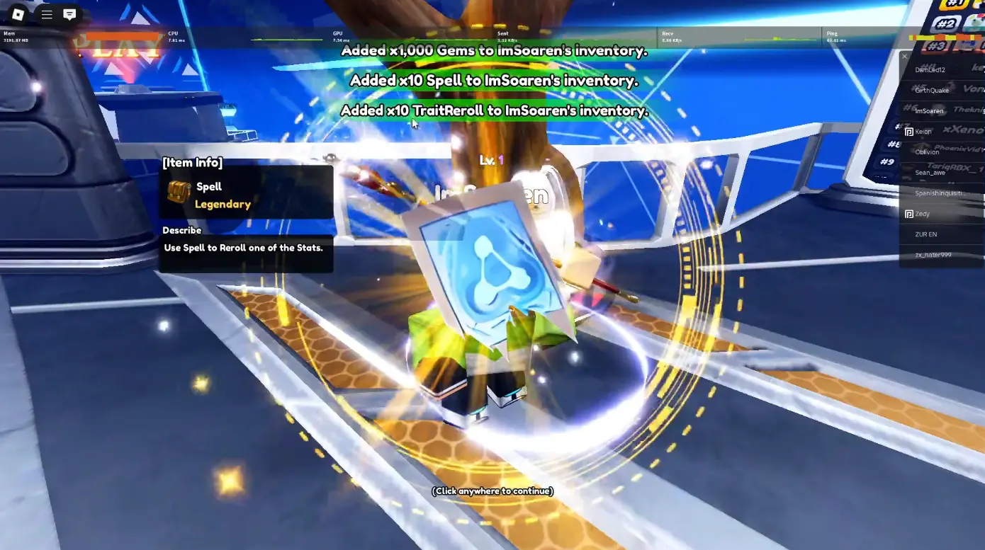 Free Anime Saga rewards