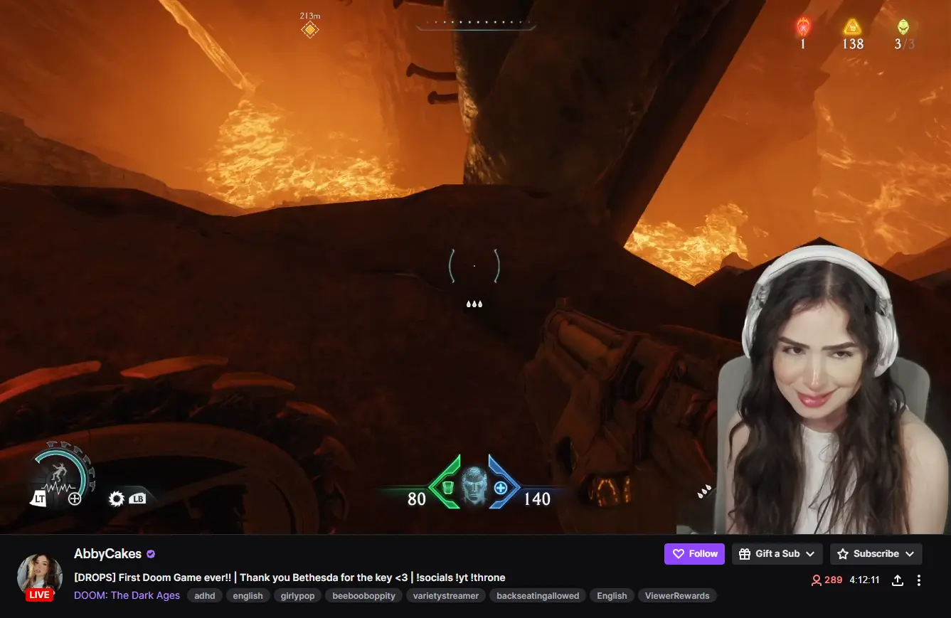 Трансляція DOOM: The Dark Ages від AbbyCakes 