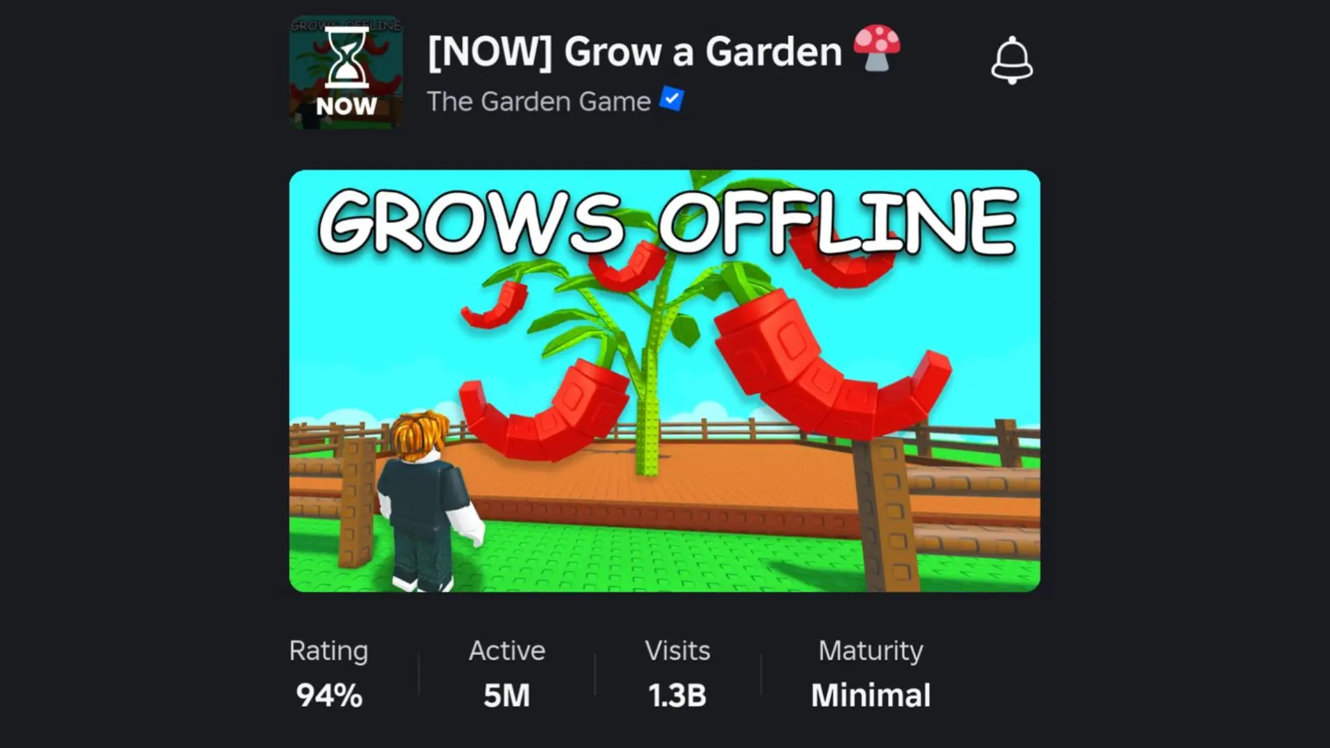 Grow A Garden alcanza los 5 millones de jugadores activos