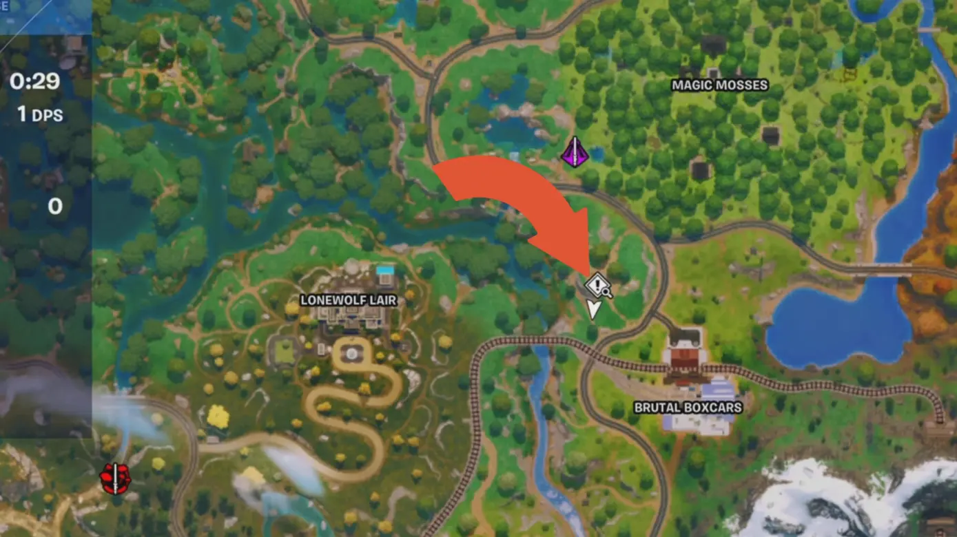 Leia Organa Location in Fortnite