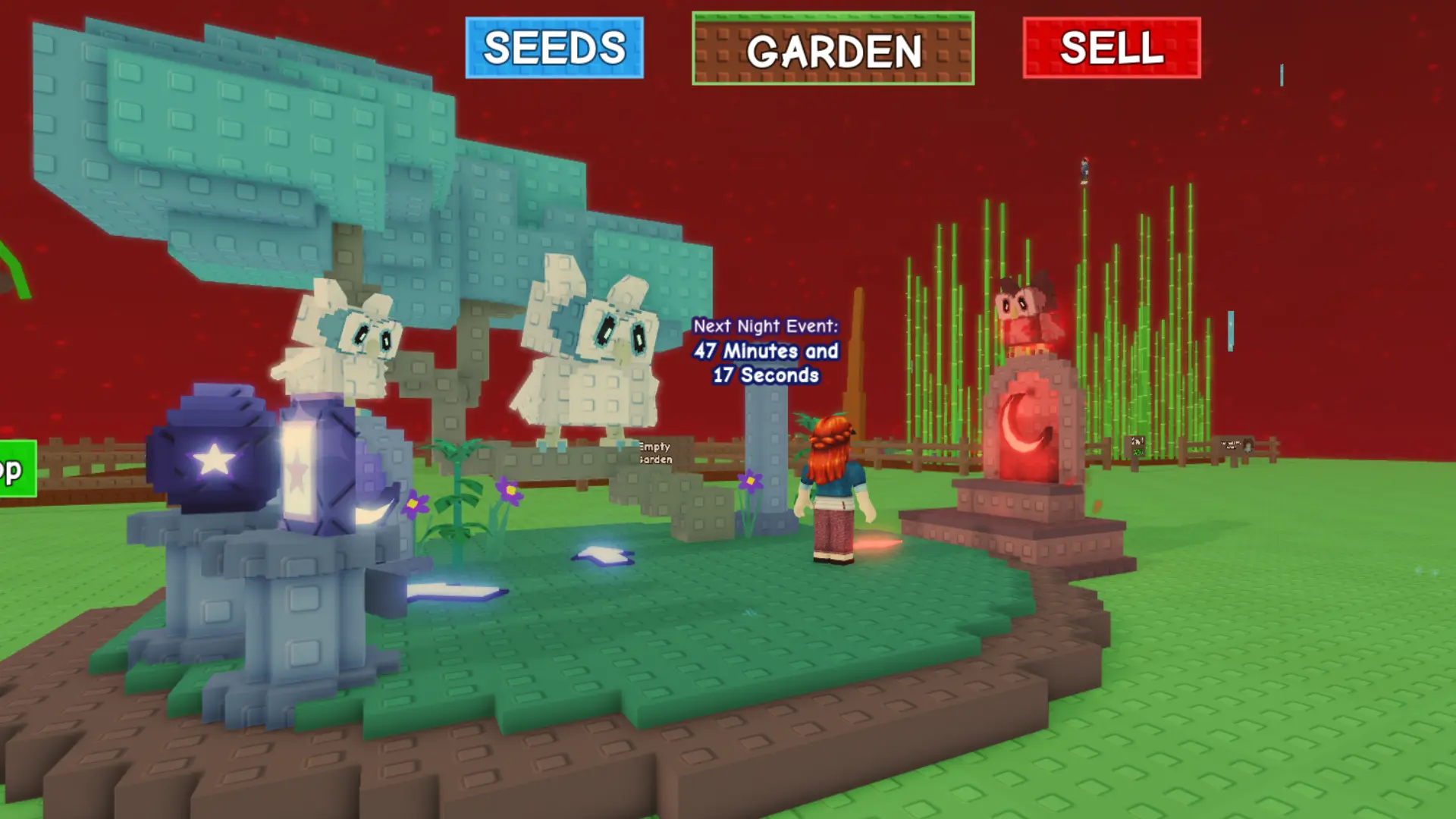 Blood Moon Shop is located at the center of the map