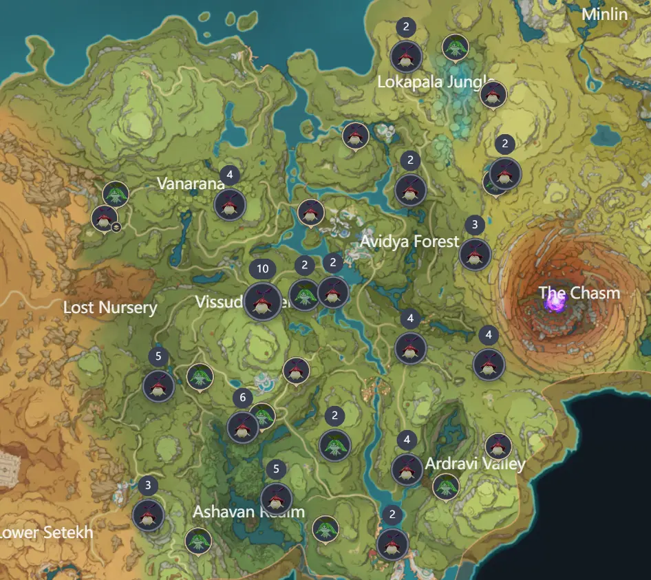 HoYolab Interactive Map with&nbsp;Aranaras