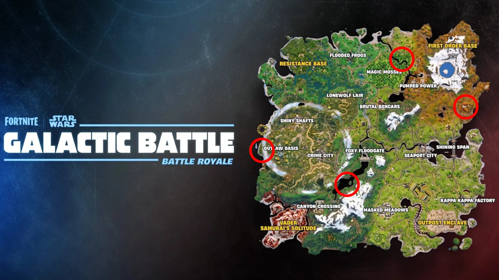 Alle Standorte der Mandalorianer in Fortnite