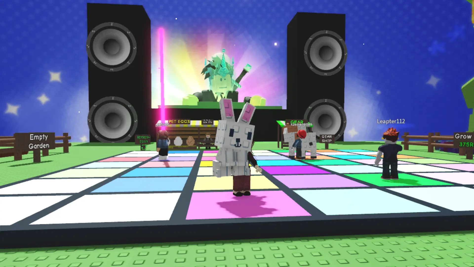 Monster Mash dance event in Grow A Garden