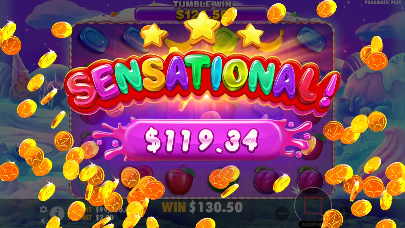 Jackpot dans Sweet Bonanza