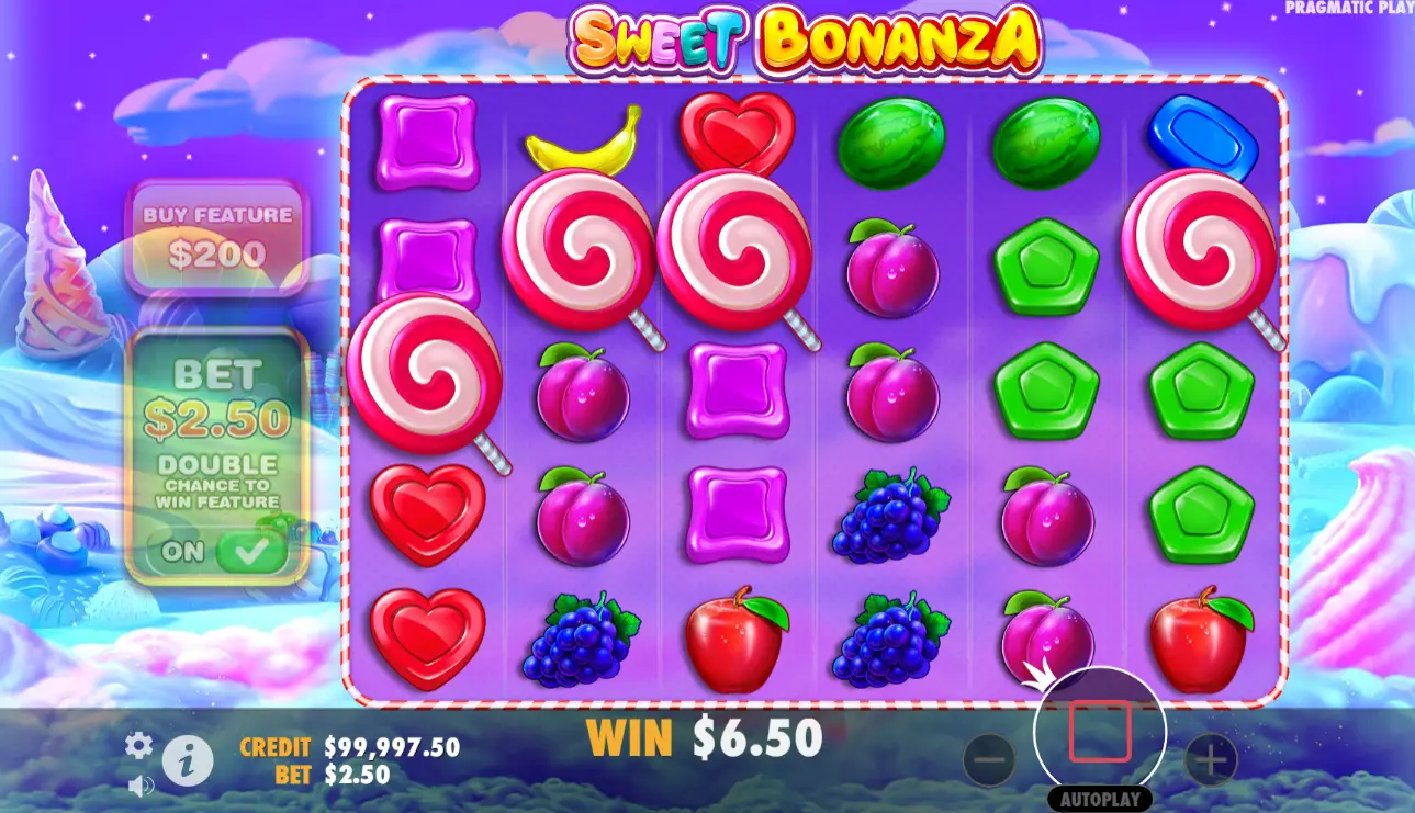 Bonbons (symboles Scatter) dans Sweet Bonanza