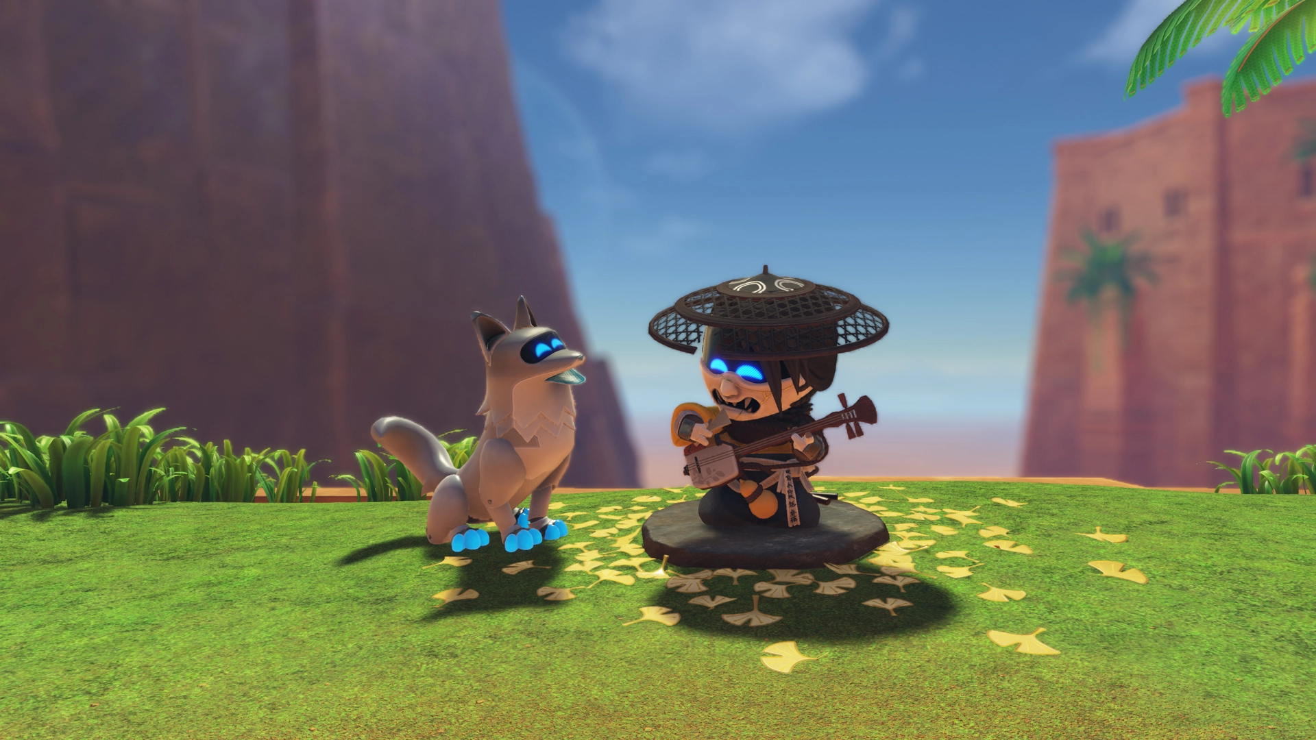 Zrzut ekranu z gry Astro Bot
