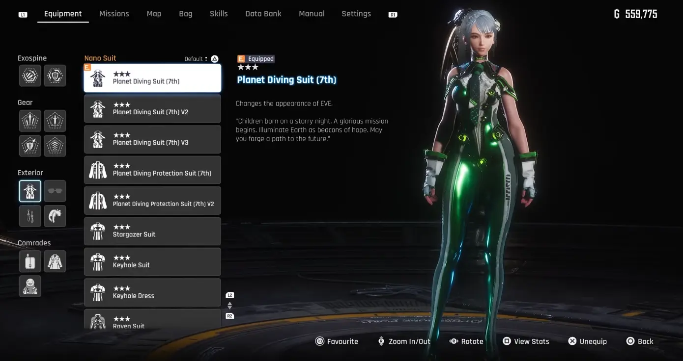 Planet Diving Suit (7th)