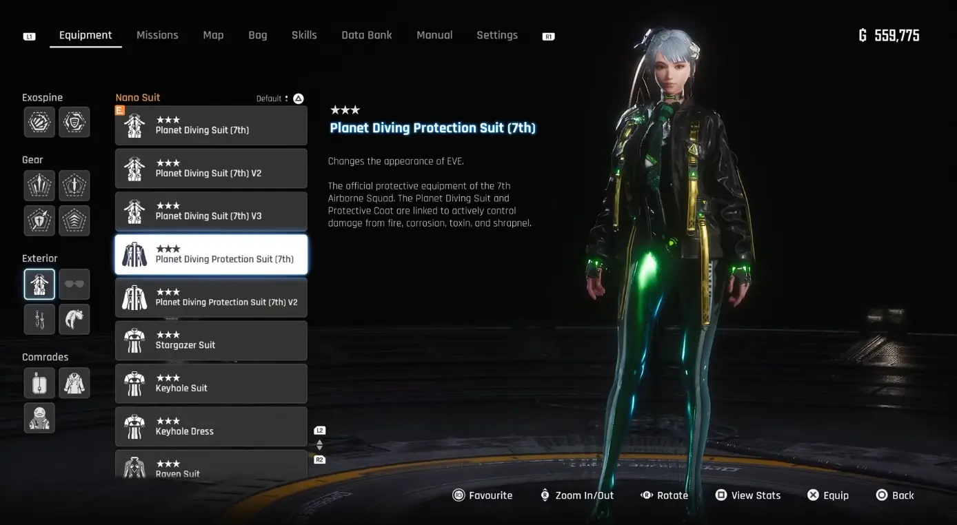 Planet Diving Protection Suit (7th)