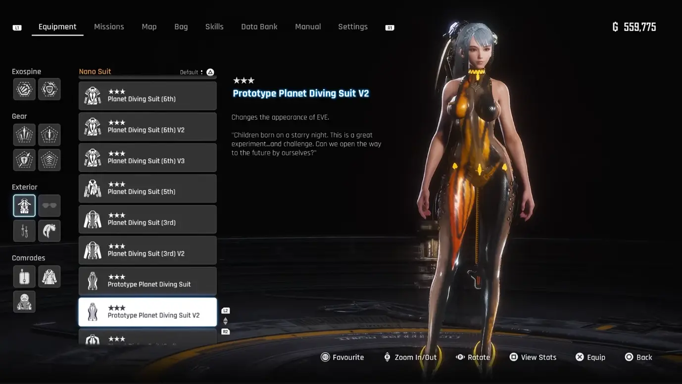 Prototype Planet Diving Suit v2