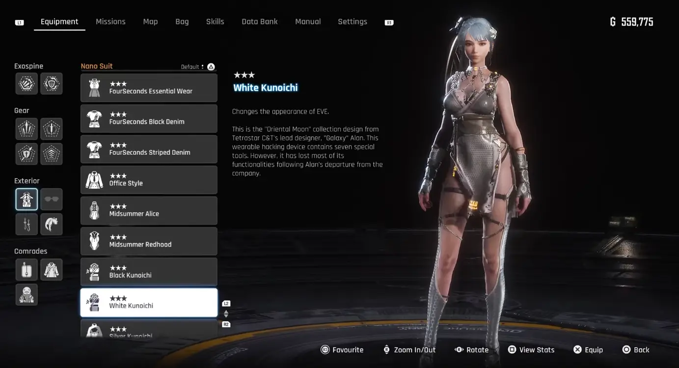 White Kunoichi