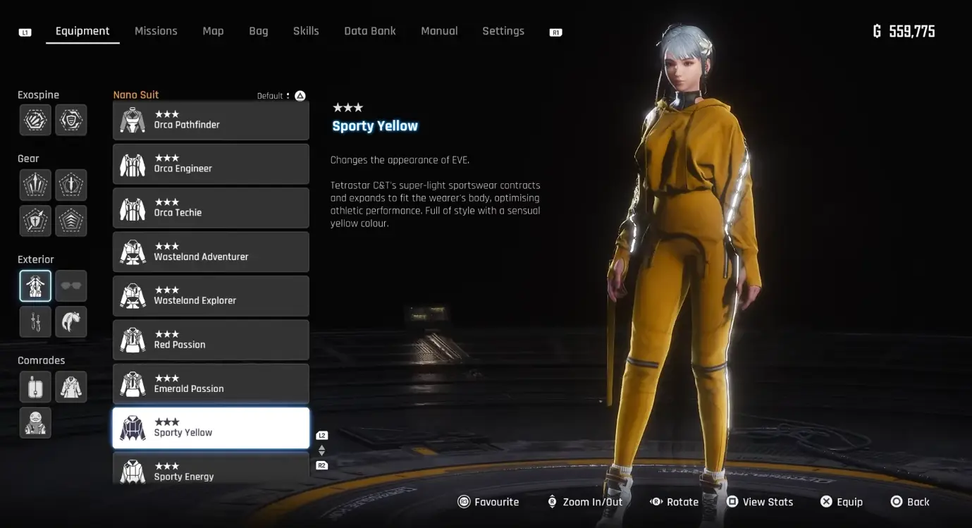 Sporty Yellow