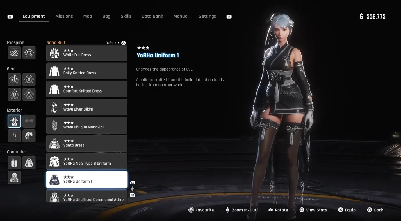 YoRHa Uniform 1