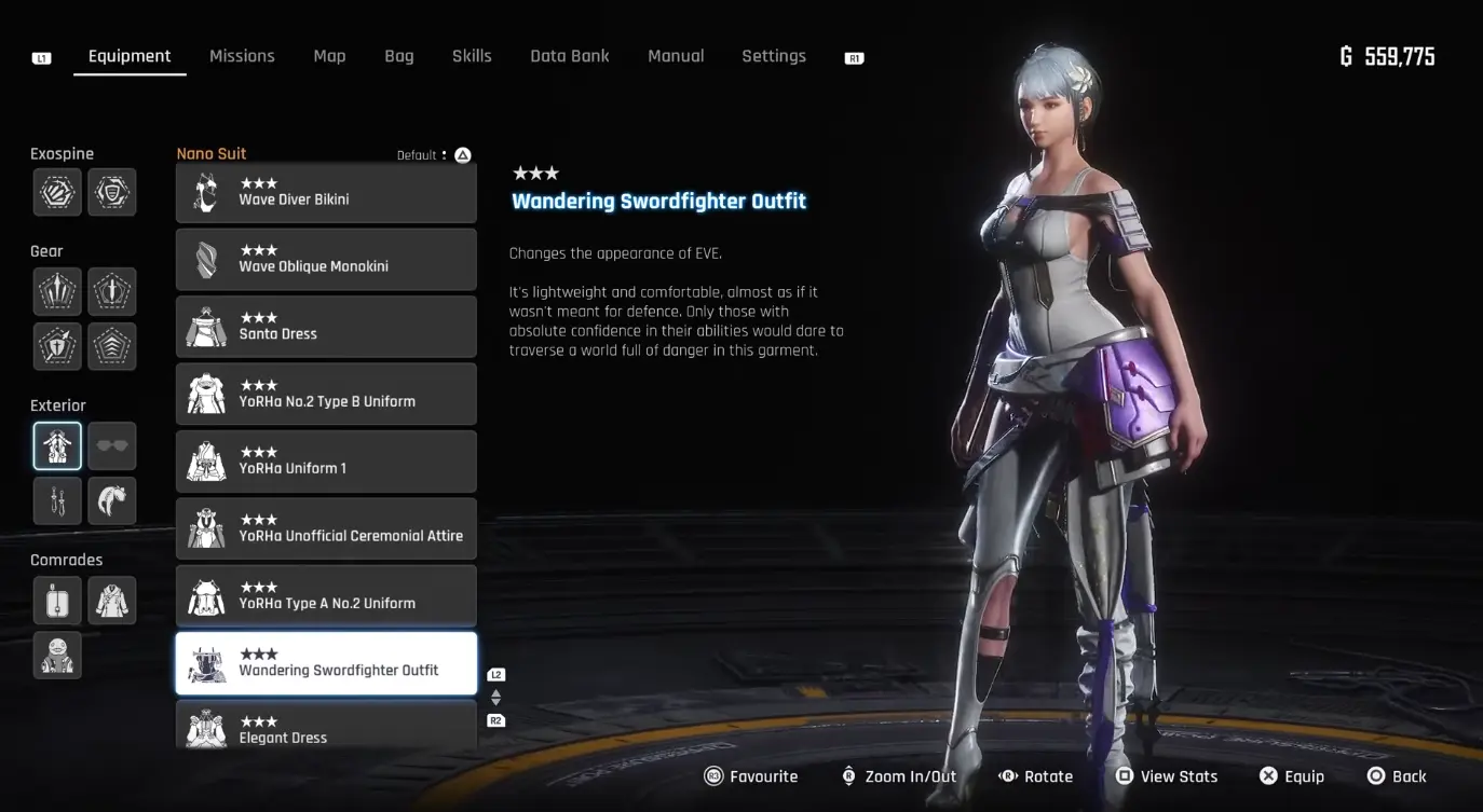 Wandering Swordfigher Outfit