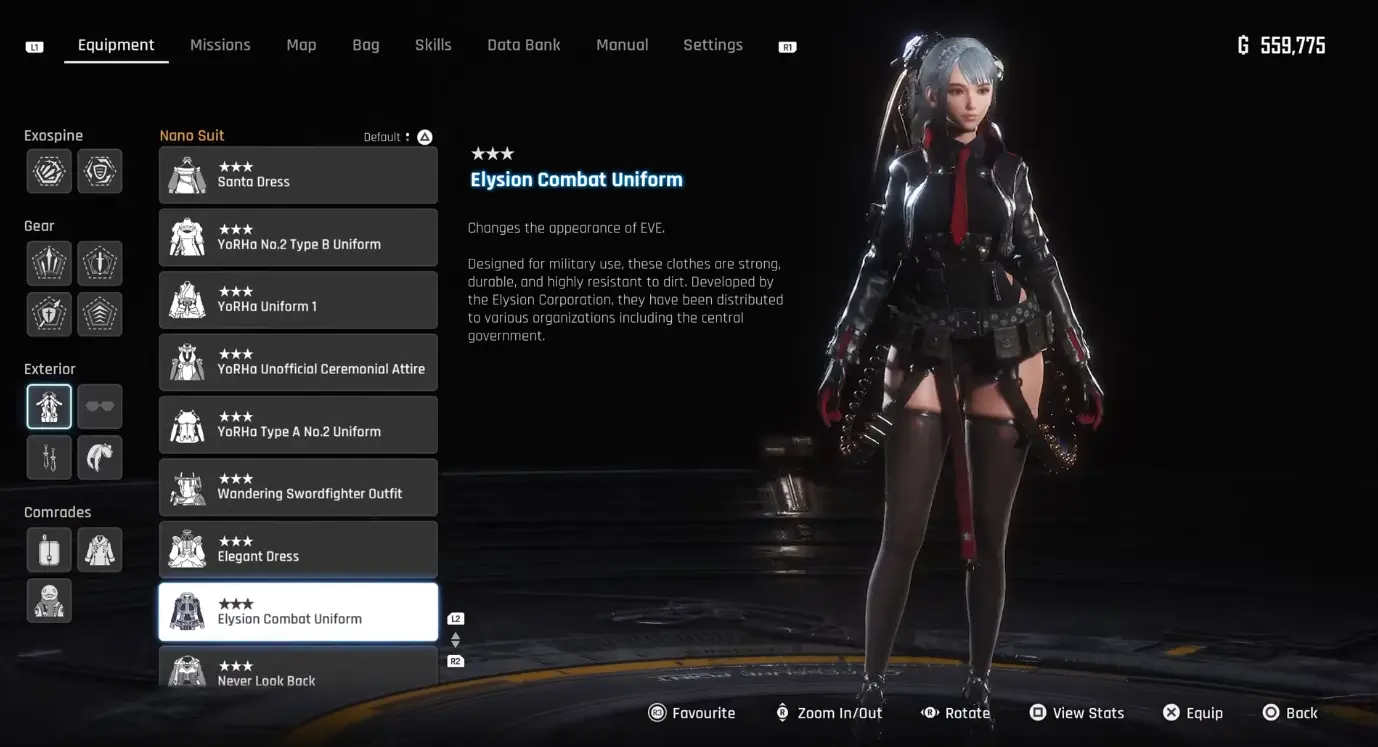 Elysian Combat Uniform