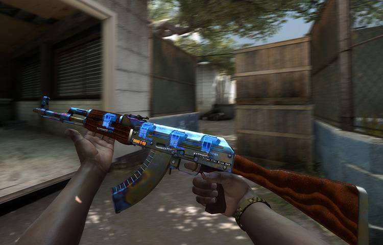 The most expensive AK-47 | Case Hardened