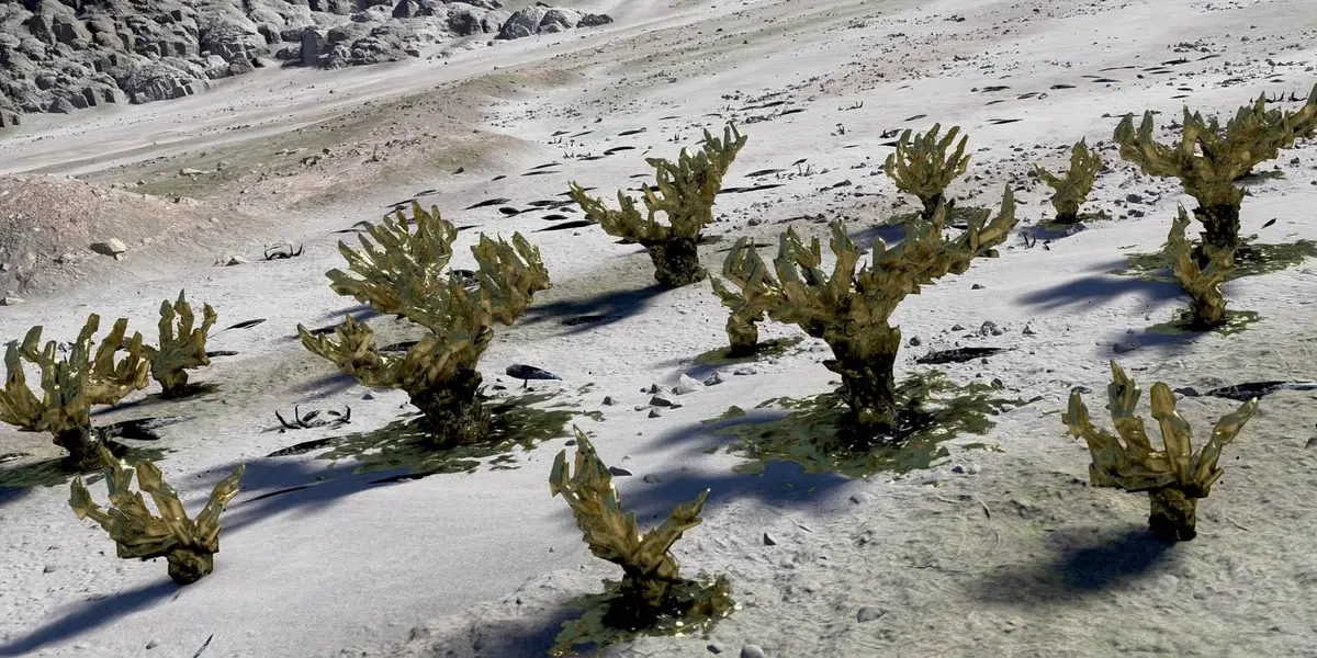 Chiral Crystals en Death Stranding 2