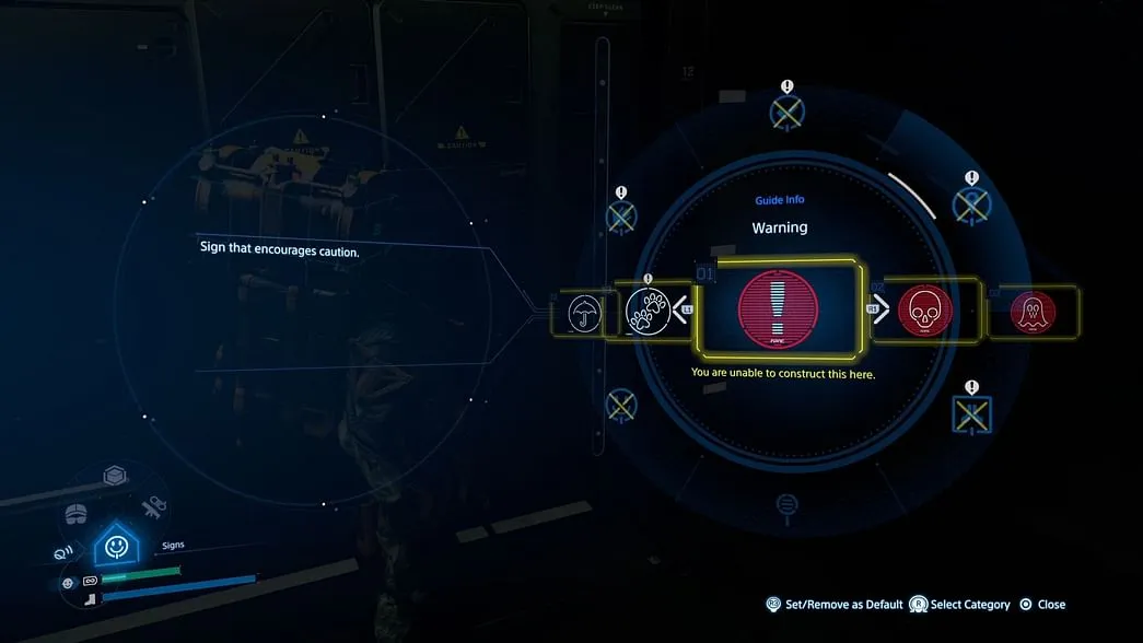 Sign "Warning" |&nbsp;Death Stranding 2