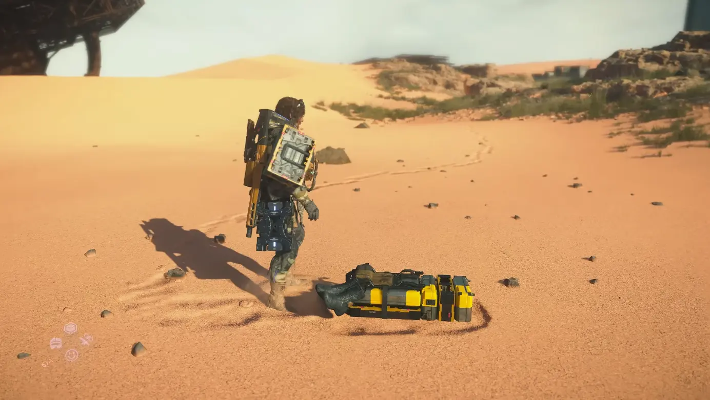 Soltar el rucksack en Death Stranding 2