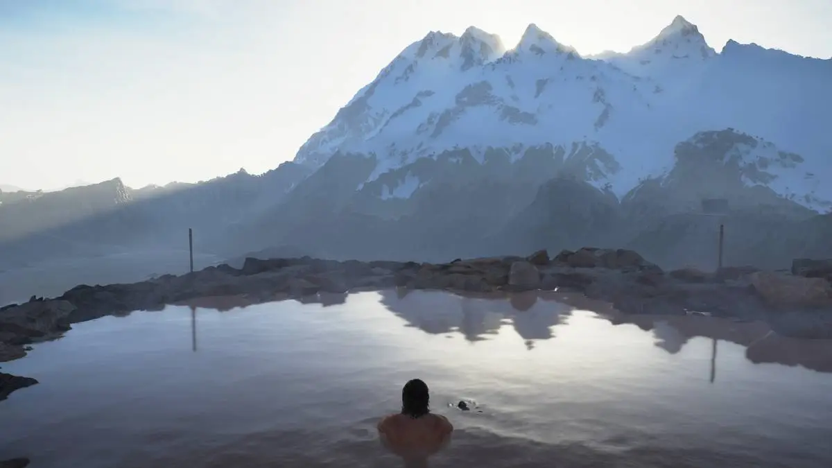 Hot springs in Death Stranding 2