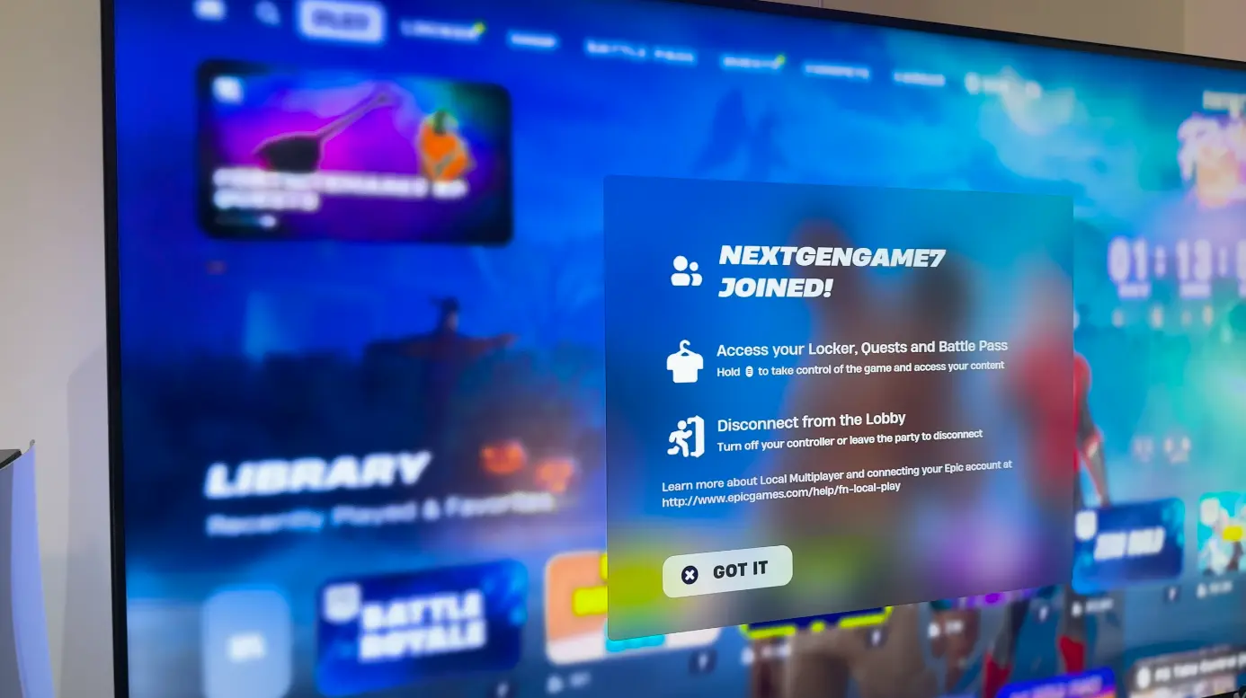 Second player in Fortnite has joined | Source: Doctor Glitch