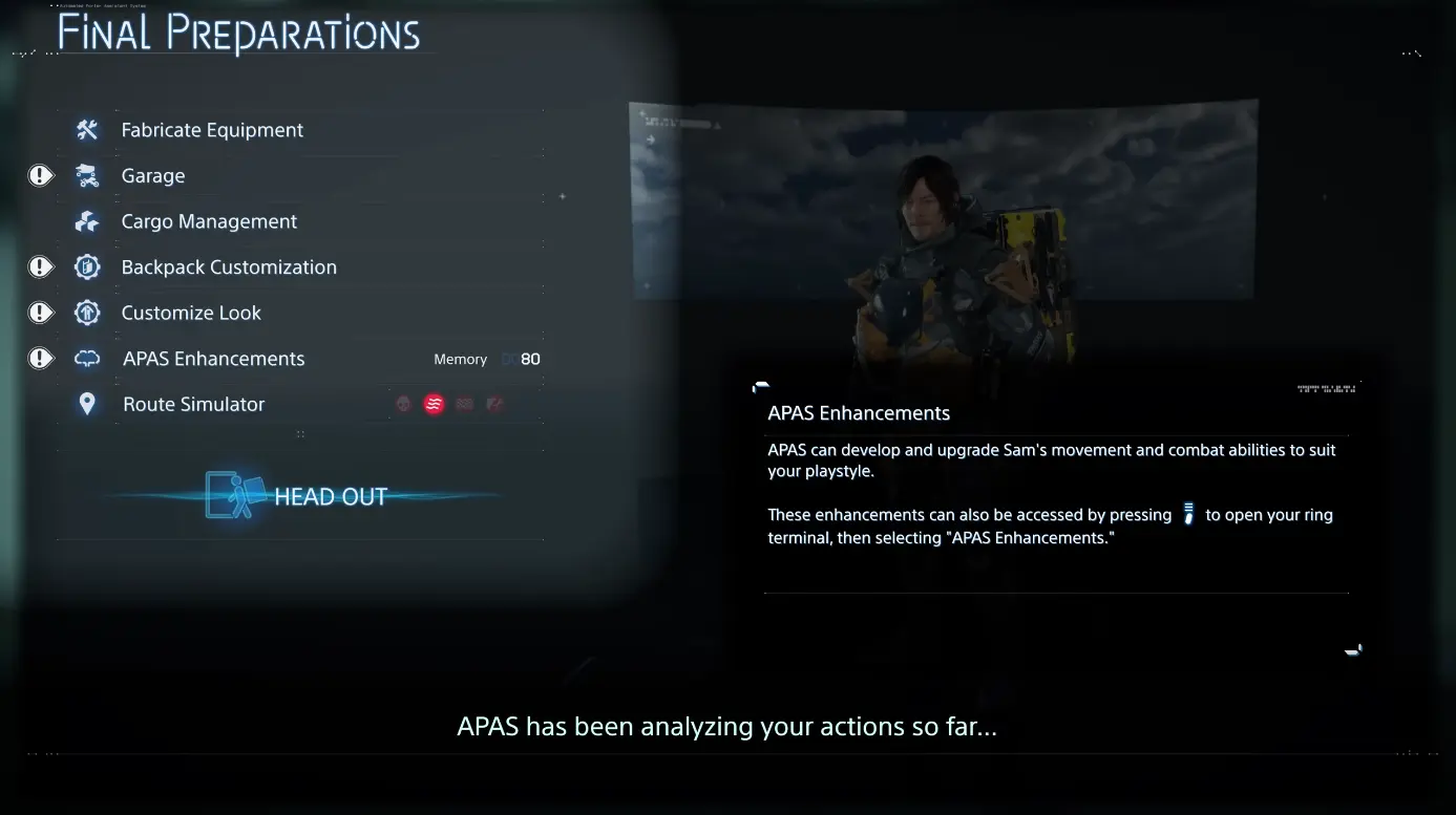 APAS&nbsp;Enhancements in&nbsp;Death Stranding 2